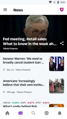 Yahoo Finance android App screenshot 8